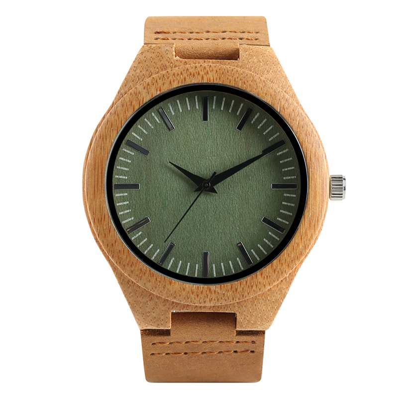 Casual Minimalist Unisex Wooden Quartz Watches