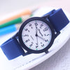 Sporty Silicone Strap Quartz Watch for Kids