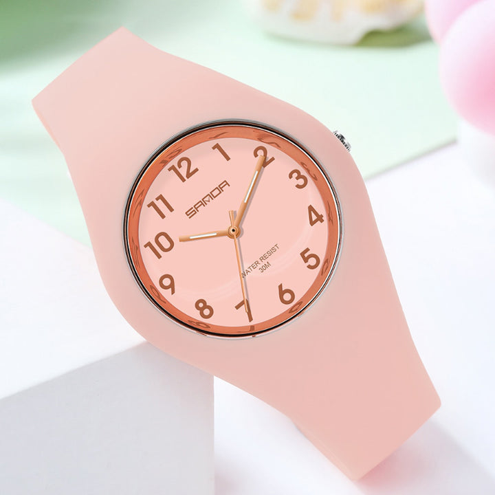 Smooth Silicone Wristwatch for Kids