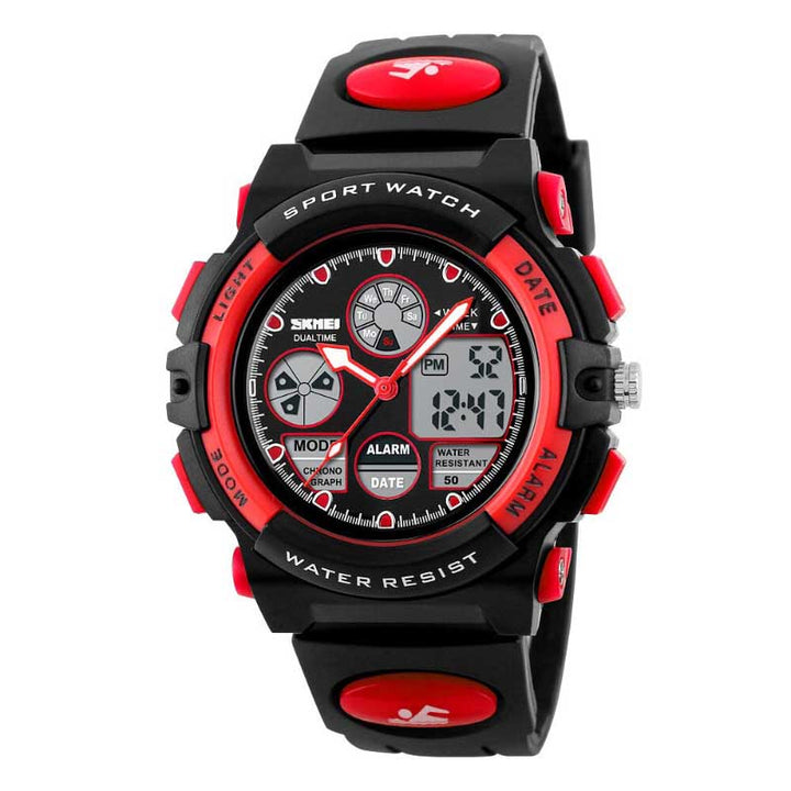 Hybrid Dial Display Sports Watches for Kids