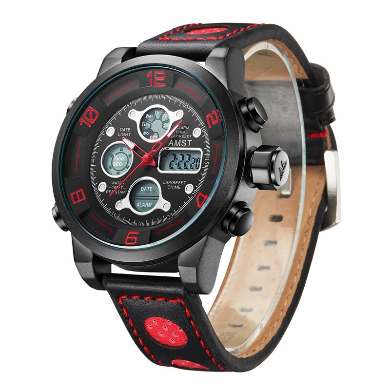 Top Notch Hybrid Dial Display Sports Watch – Inspire Watch