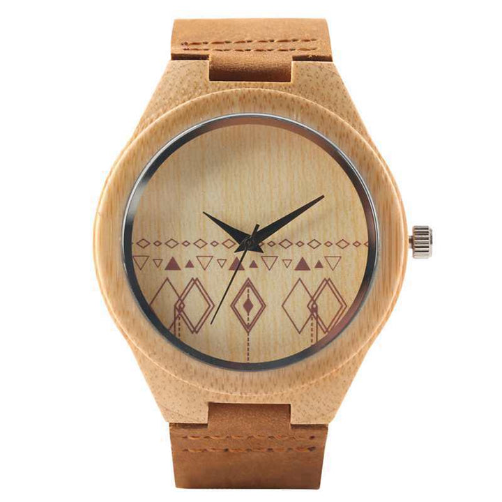 Casual Minimalist Unisex Wooden Quartz Watches