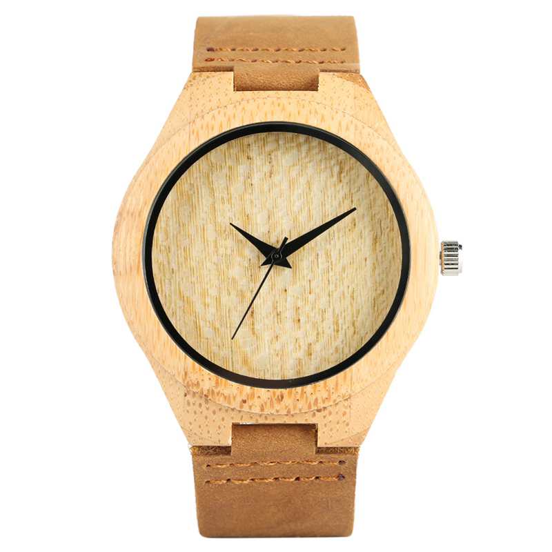 Casual Minimalist Unisex Wooden Quartz Watches