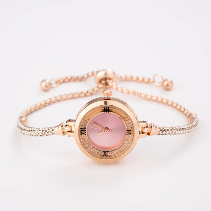 Delicate Small Dial Quartz Watch Bracelet