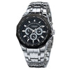 Classic Two-Tone Stainless Steel Quartz Watch for Men
