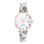 Spring Floral Strap Casual Quartz Watch for Women