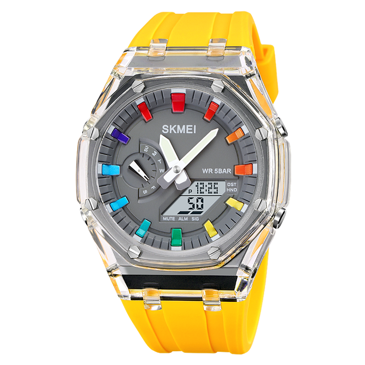 Colorful Dual Display Electronic Watch for Men