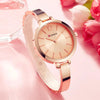 Stainless Steel Ultra Thin Casual Quartz Watch for Women