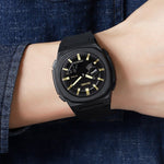 Men's Sporty Dual-Time Digital LED Display Wristwatches