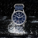 Thin and Lite Sophisticated Luminous Titanium Watch