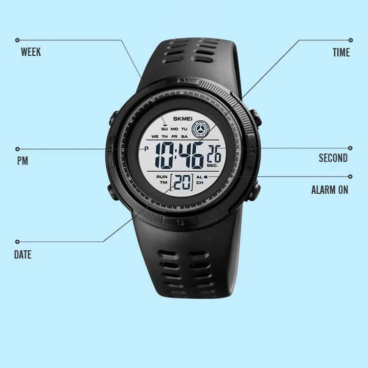 Classic and Simple Digital Display Sports Watch