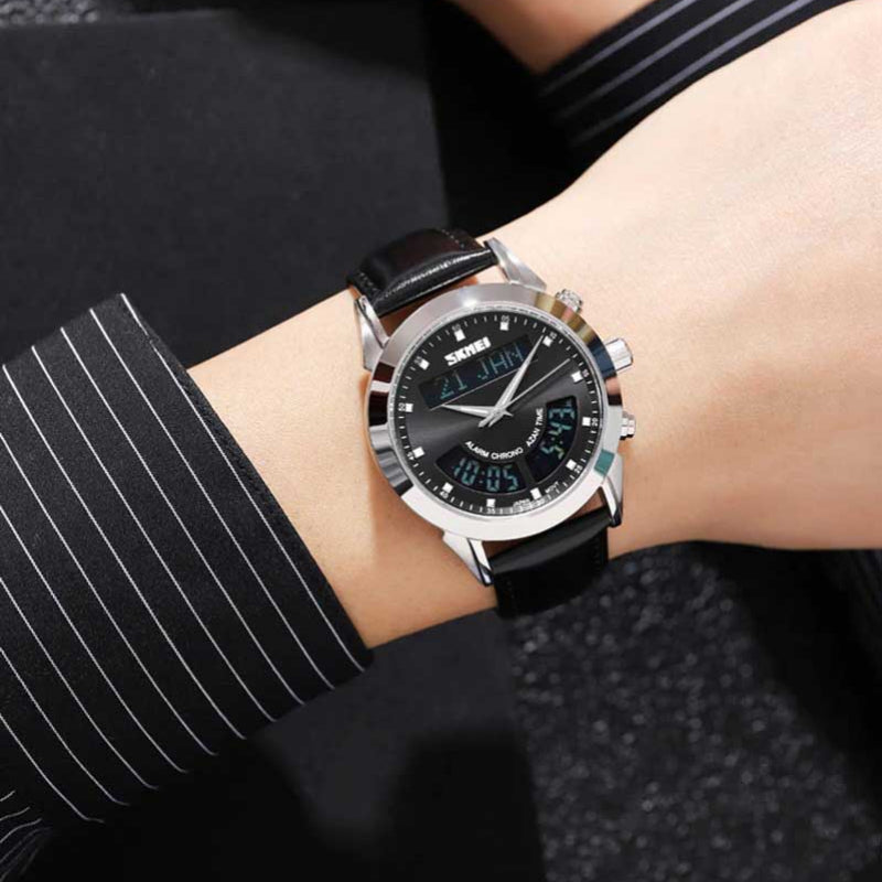 Hybrid Dial Display Luxury Watches for Men