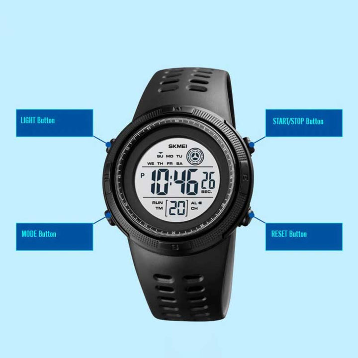 Classic and Simple Digital Display Sports Watch