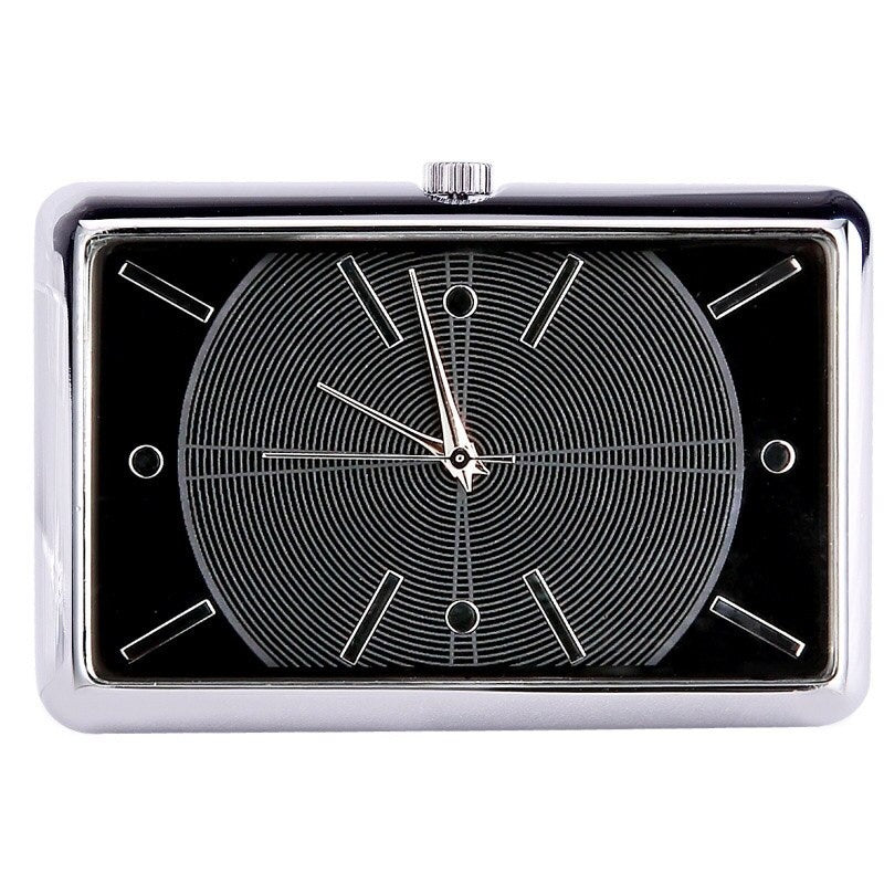 High-Grade Rectangle Case Universal Car Air Vent Quartz Clocks