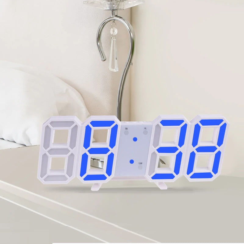 Modern 3D Large Digital LED Display Wall Clocks