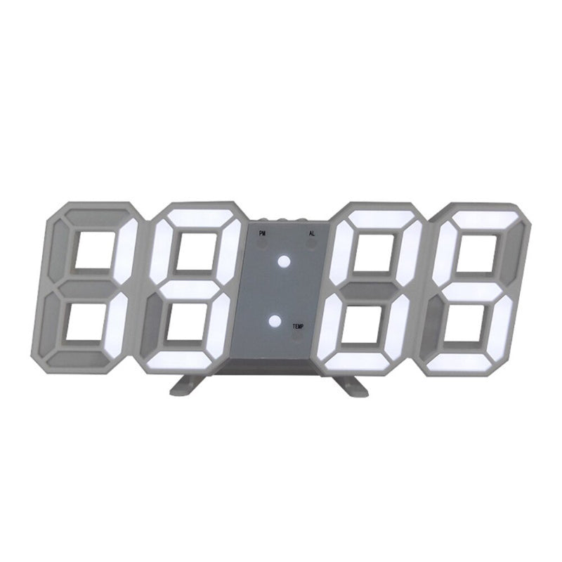 Modern 3D Large Digital LED Display Wall Clocks – Inspire Watch