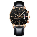 Luxurious Men's High-Fashion Rattrapante Chronograph Quartz Watches