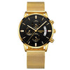 Luxurious Men's High-Fashion Rattrapante Chronograph Quartz Watches