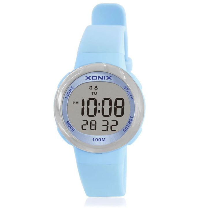 Bright-colored Digital Sports Watches with Durable Rubber Strap