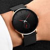 Ultra-thin Trend in Minimalist Dial and Silicone Strap Quartz Watches