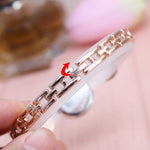 Women's Lustrous Rhinestone and Pearl Bejeweled Bracelet Quartz Watches