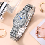 Stunning Rhinestone Studded Dial Women's Quartz Watches