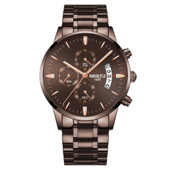 Luxurious Men's High-Fashion Rattrapante Chronograph Quartz Watches