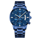 Luxurious Men's High-Fashion Rattrapante Chronograph Quartz Watches