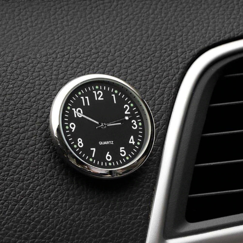 Luminous Mini Portable Stick-On Car Clocks With Shock Resistance