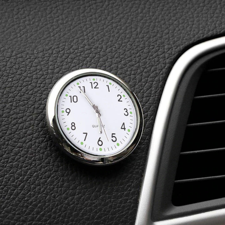 Luminous Mini Portable Stick-On Car Clocks With Shock Resistance