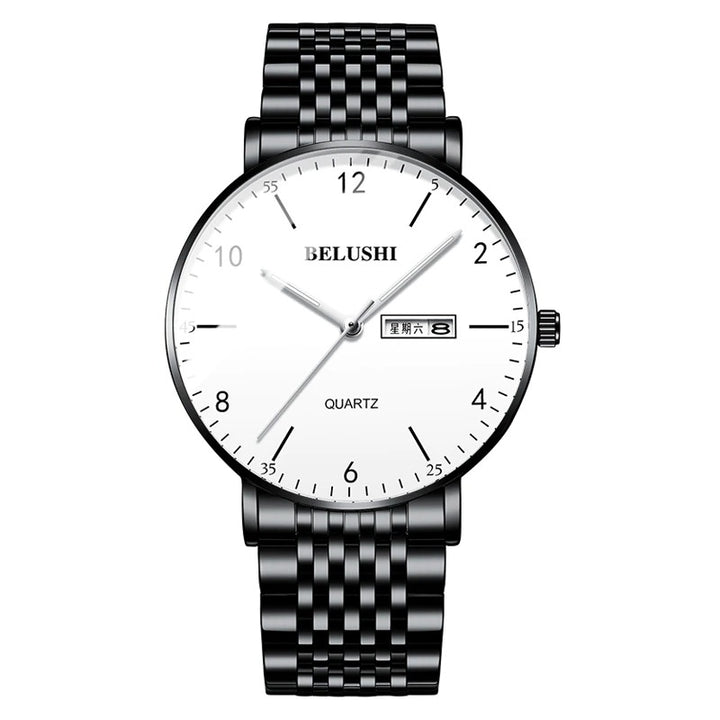 Business and Leisure Luminous Stainless Steel Quartz Watches