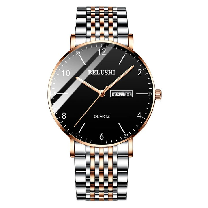 Business and Leisure Luminous Stainless Steel Quartz Watches