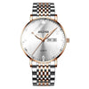 Business and Leisure Luminous Stainless Steel Quartz Watches