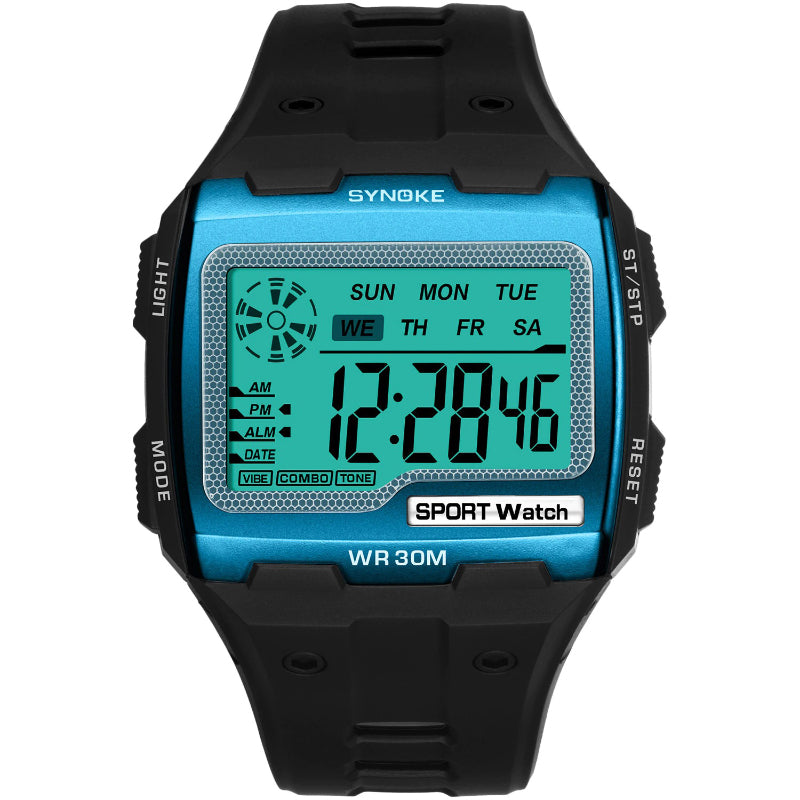 Large Screen Digital Display Sports Watches for Men