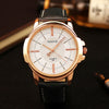 Business and Leisure Fashion Quartz Watches with Tough Vegan Leather Strap