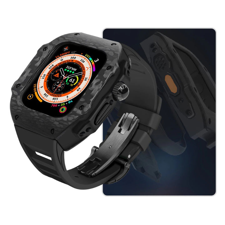 Top-Quality Durable Carbon Fiber Camouflage Mod Kit for Apple Watches