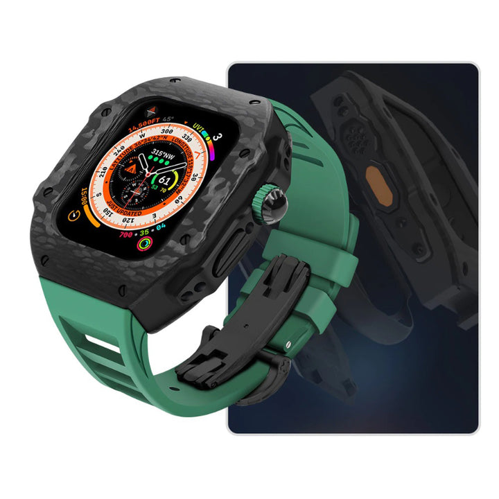 Top-Quality Durable Carbon Fiber Camouflage Mod Kit for Apple Watches
