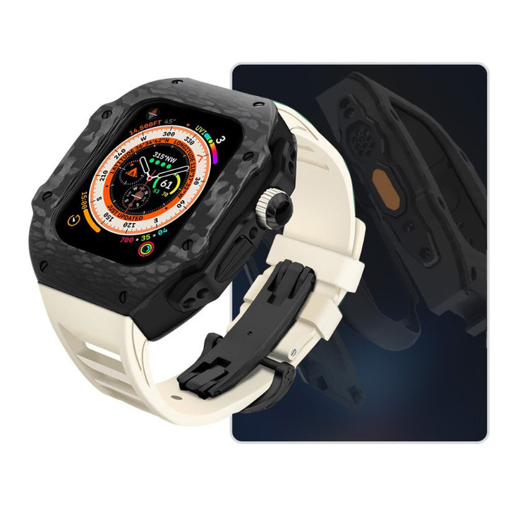 Top-Quality Durable Carbon Fiber Camouflage Mod Kit for Apple Watches
