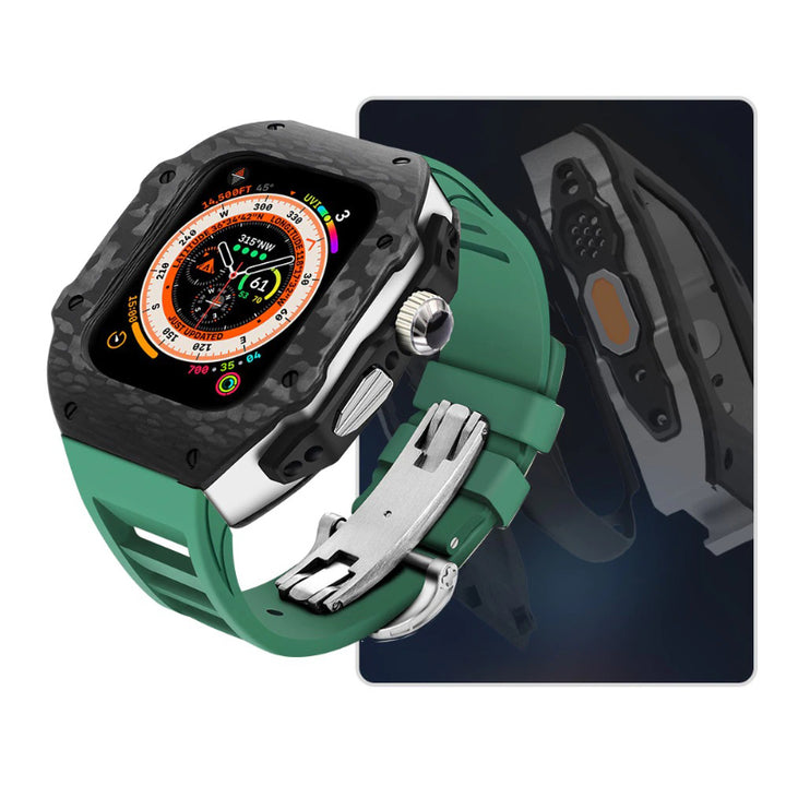 Top-Quality Durable Carbon Fiber Camouflage Mod Kit for Apple Watches