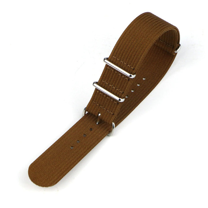 Rugged Nylon Military Watchbands with Stainless Steel Buckle