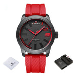 Eye-catching Multi-color Sporty Silicone Strap Quartz Watches