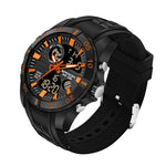 Rugged Outdoor Waterproof Hybrid Dial Sports Watch