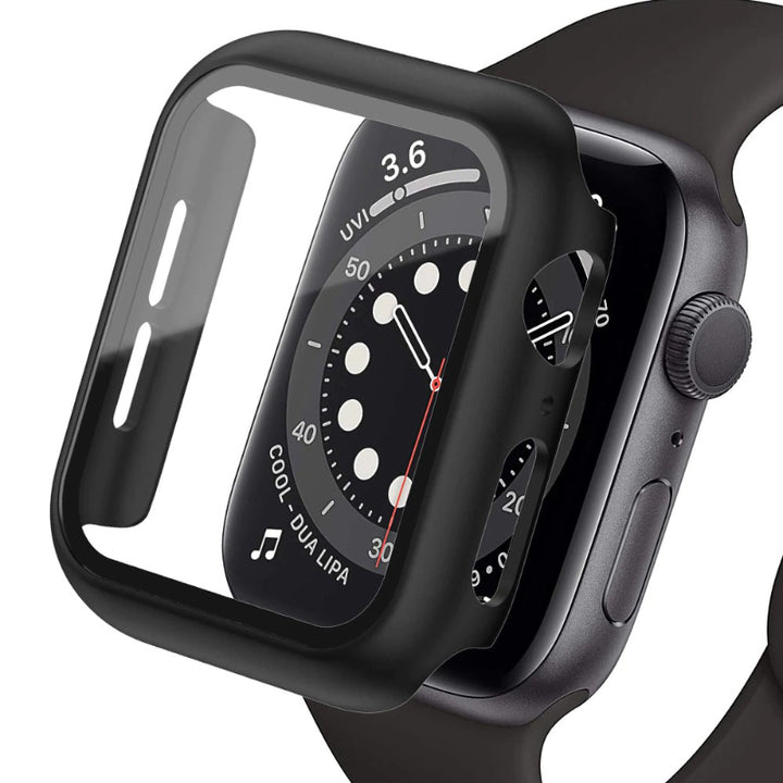 Screen Protector Tempered Glass Cover For Apple Watch Cases