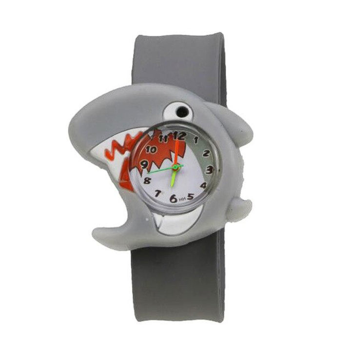 Fun and Colorful Multi-style Cartoon Dinosaur Quartz Watches for Kids