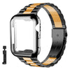 Case and Stainless Steel Strap Replacement Set for Apple Watches