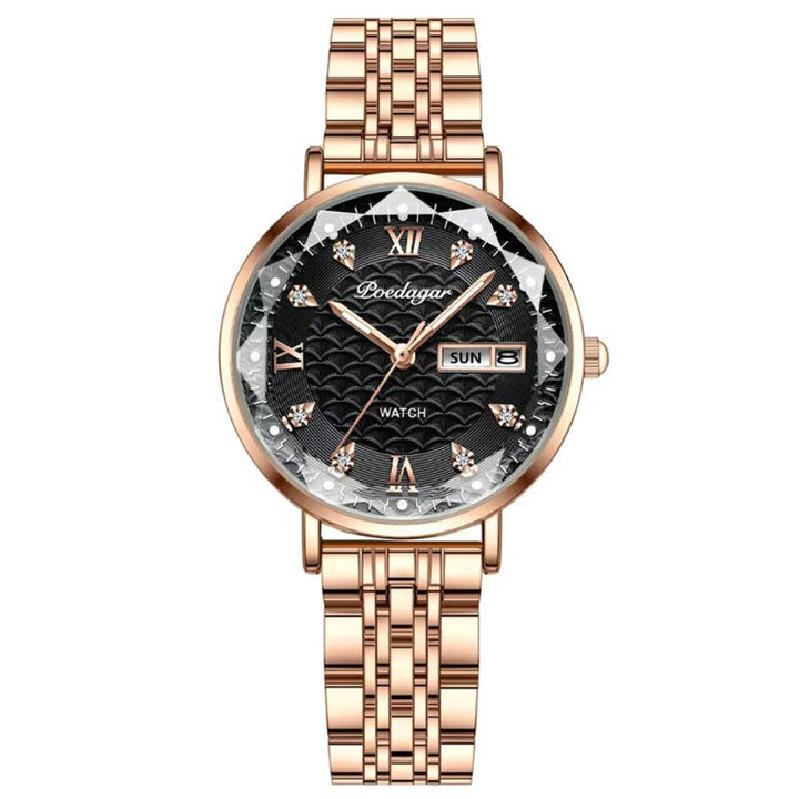 Luminous Rhinestone Roman Numerals Dial Quartz Watches