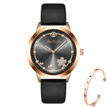 Minimalist Women's Flower Dial Quartz Watches