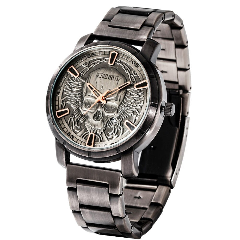 Cool Steampunk Retro Skeleton Skull Trend Quartz Watches