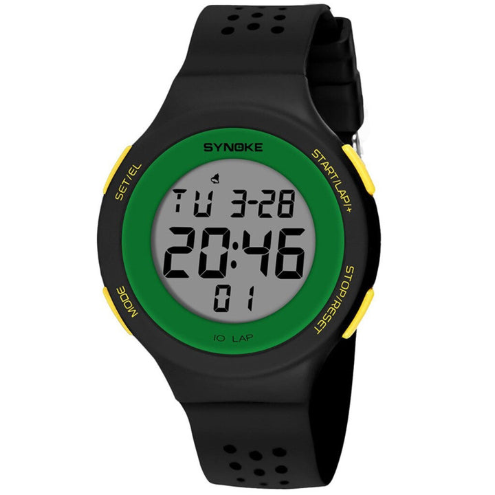 Sleek Fashion Ultra-Thin Digital LED Light Display Waterproof Sports Watches