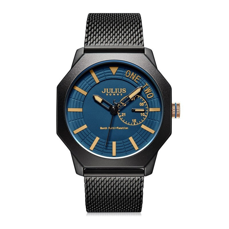 Snug Fit Geometric Figure Dial Leisure Quartz Watches